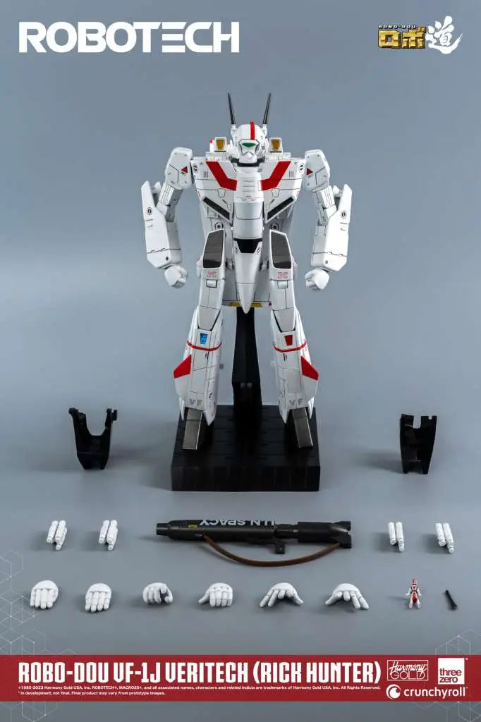 ROBOTECH ROBO-DOU VF-1J (VERITECH) RICK HUNTER FIGURE THREEA TOYS/THREEZERO
