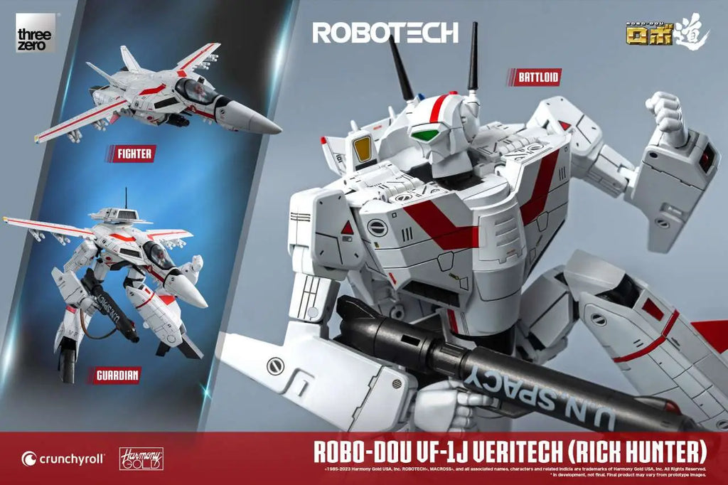 ROBOTECH ROBO-DOU VF-1J (VERITECH) RICK HUNTER FIGURE THREEA TOYS/THREEZERO