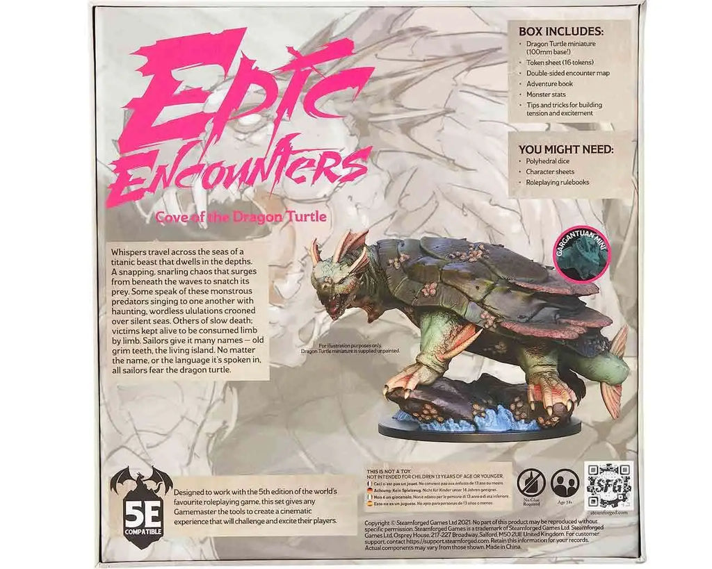 Epic Encounters Cove of the Dragon Turtle STEAMFORGED GAMES