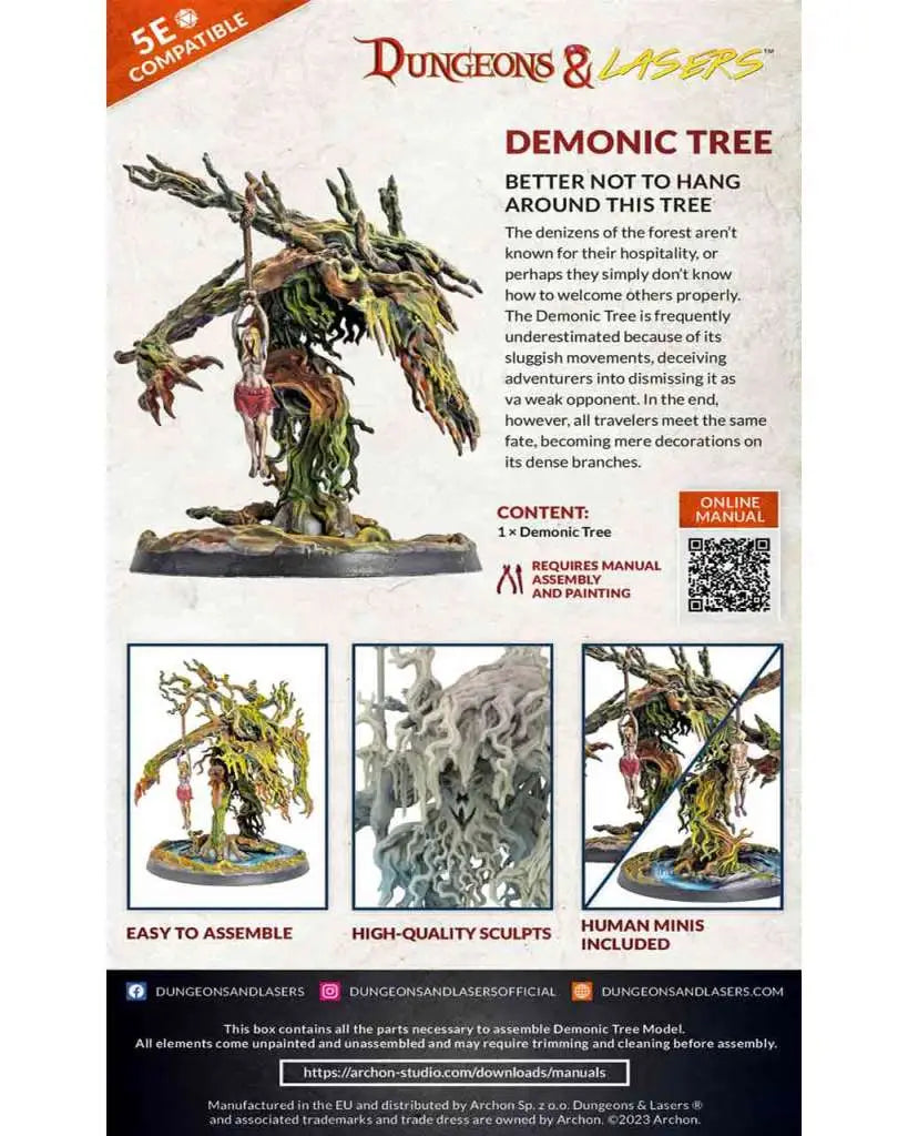 Dungeons & Lasers - DEMONIC TREE ARCHON GAMES