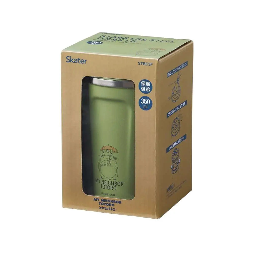 TOTORO MAT GREEN ISOTHERMAL 350ml MUG STUDIO GHIBLI