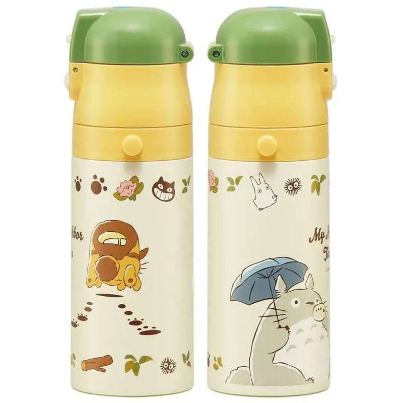 TOTORO & CATBUS DOUBLE OPENING THERMOS BOTTLE STUDIO GHIBLI
