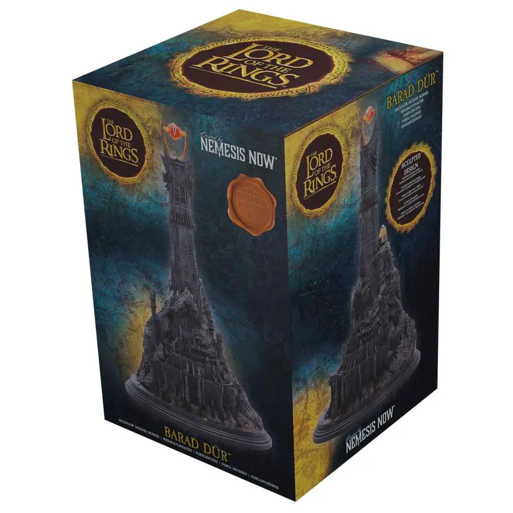 LORD OF THE RINGS BARAD DUR BACKFLOW INCENSE BURNER NEMESIS NOW