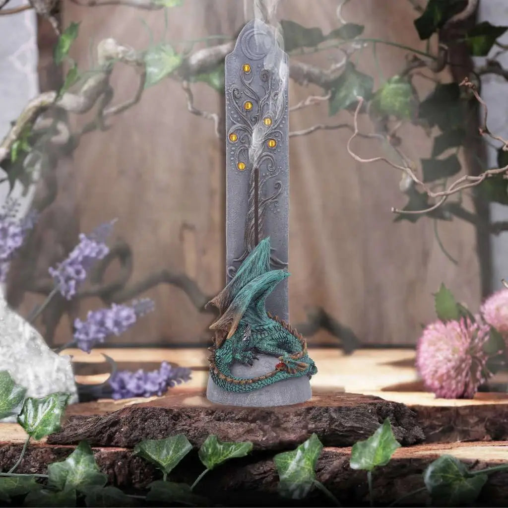SMOULDERING ESSENCE DRAGON INCENSE BURNER NEMESIS NOW