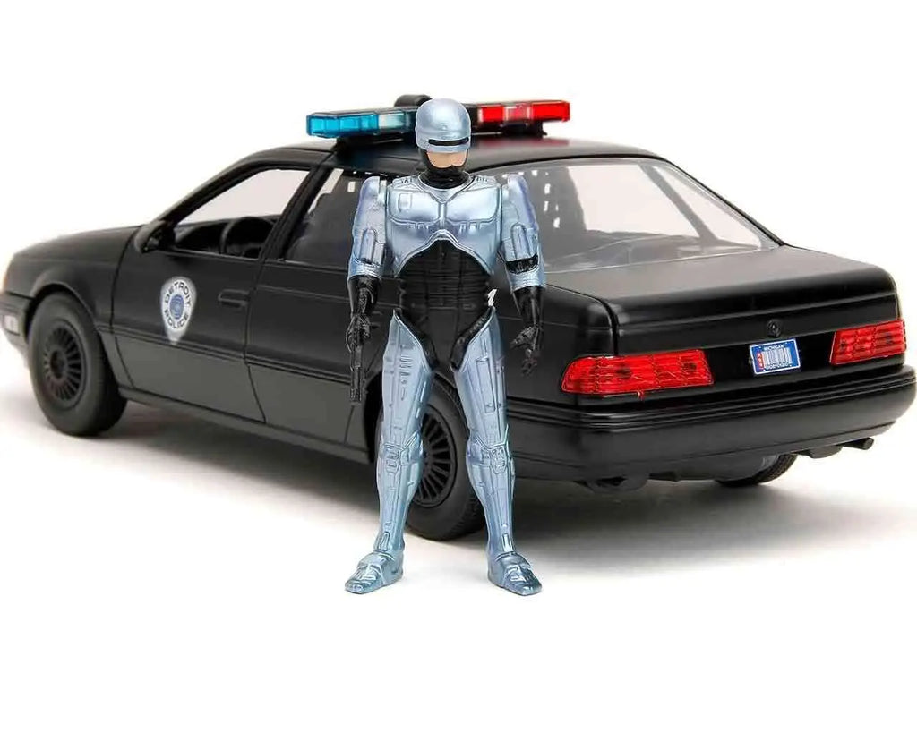 Robocop 1986 1986 Ford Taurus With Robocop 1 24 Die Cast Model Jada Toys