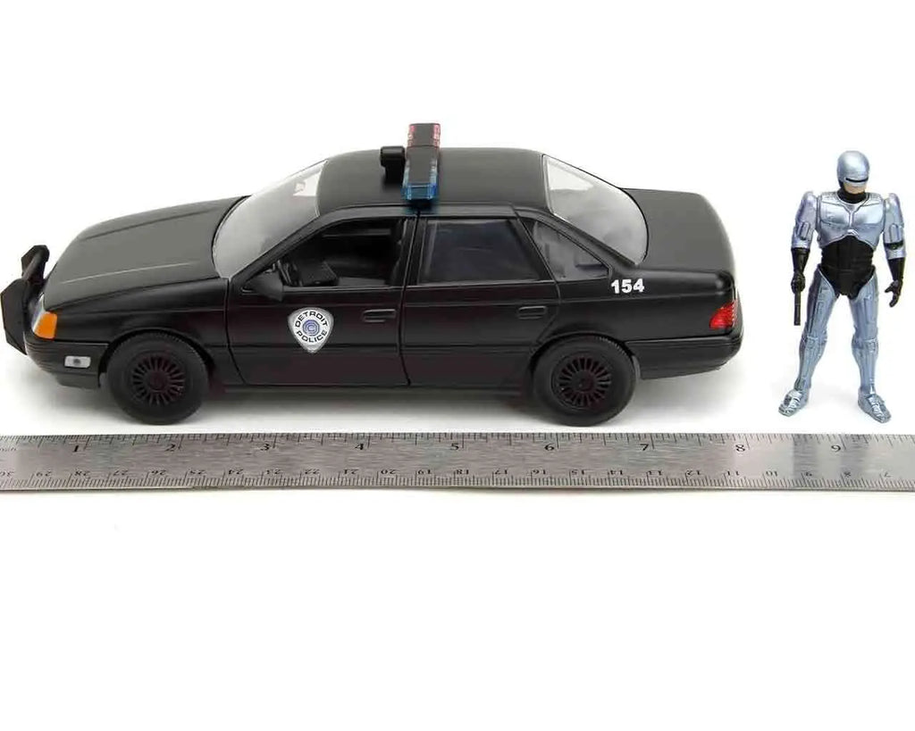 Robocop 1986 1986 Ford Taurus With Robocop 1 24 Die Cast Model Jada Toys