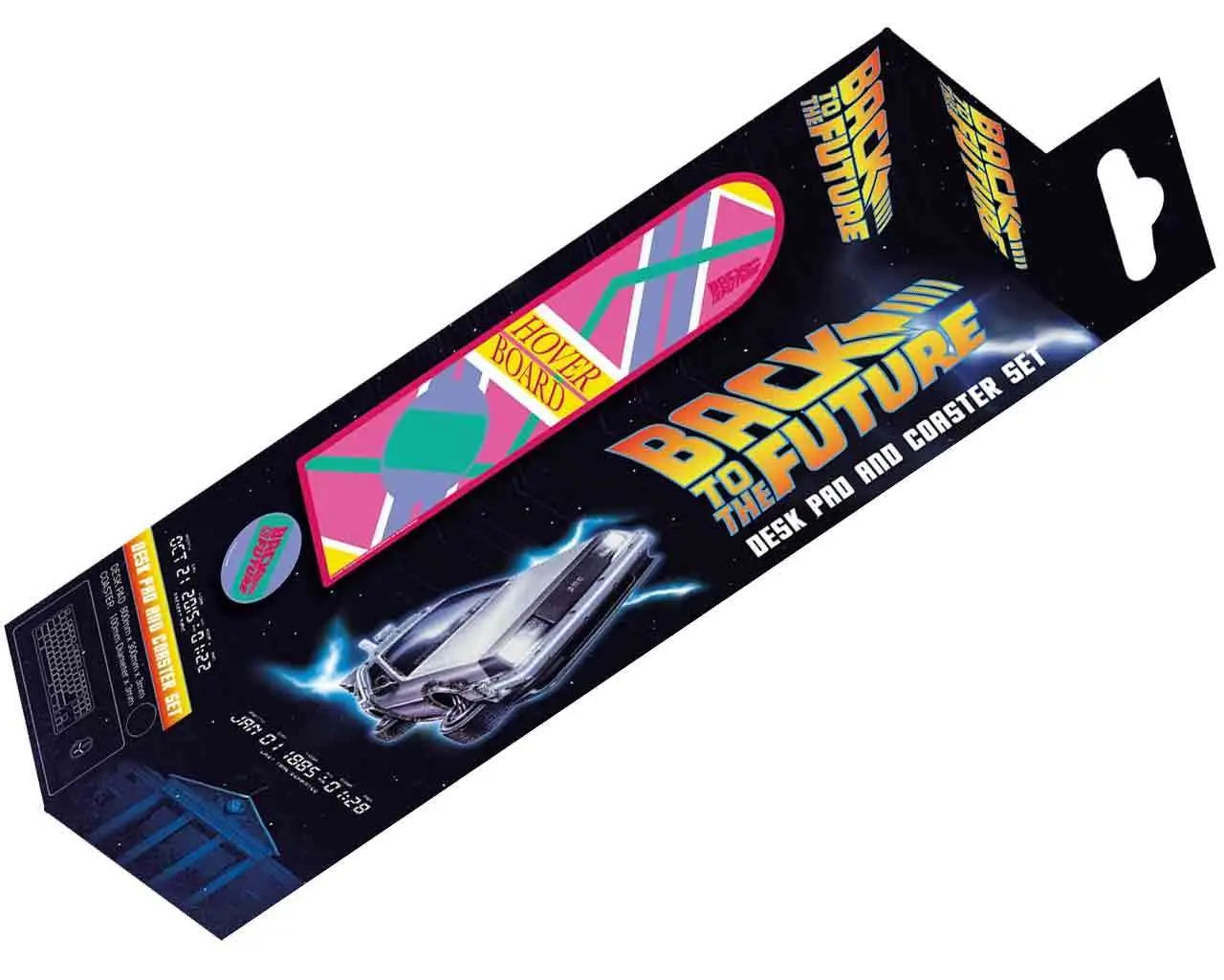 Back to the Future - Hoverboard XL Desk Pad and Coaster Set FANATTIK