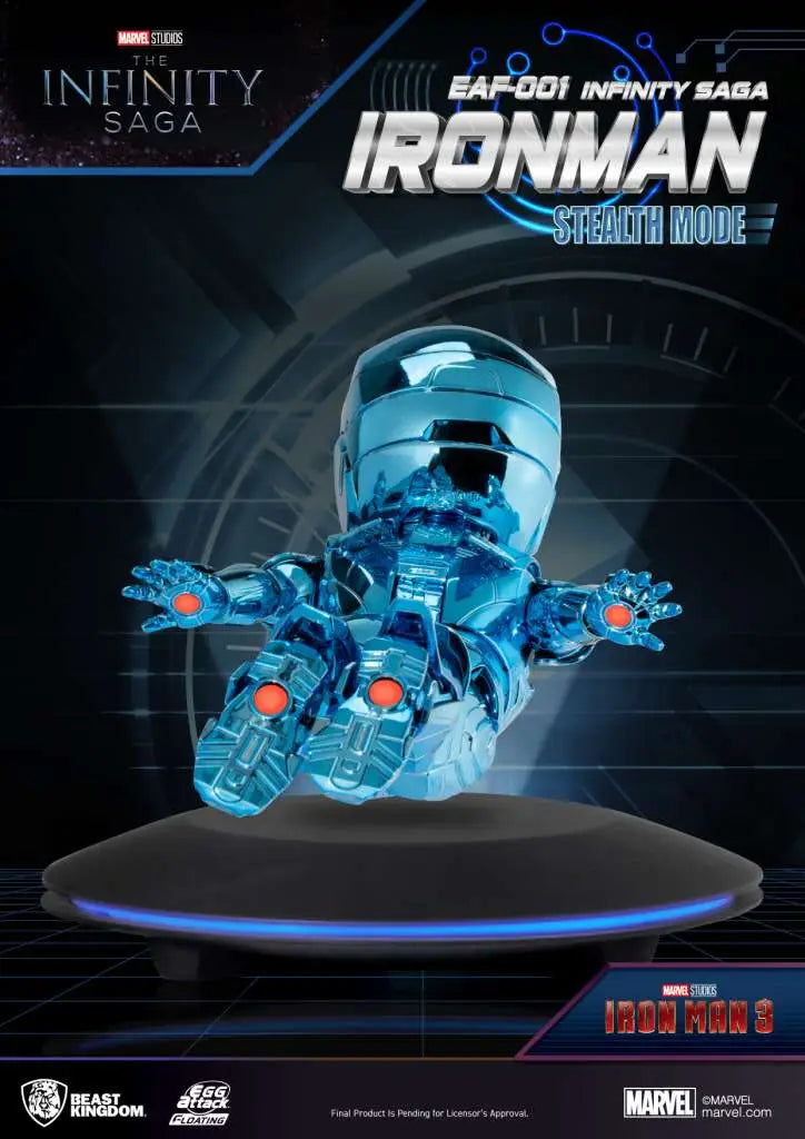 EGG ATTACK FLOATING INFINITY SAGA IRONMAN STEALTH MODE BEAST KINGDOM