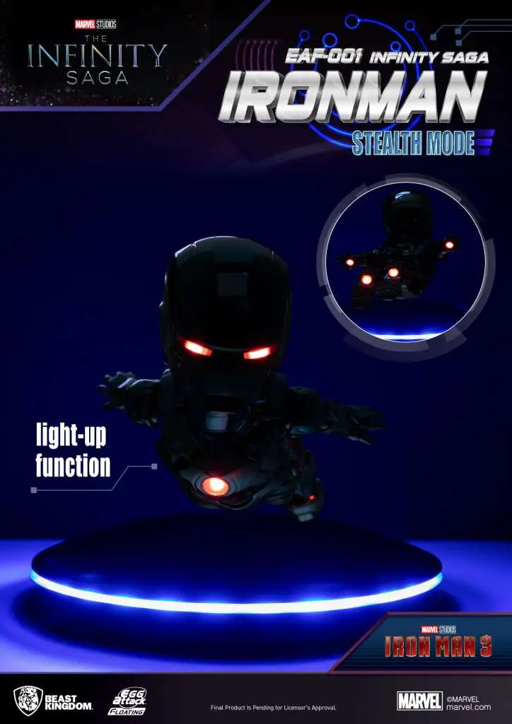EGG ATTACK FLOATING INFINITY SAGA IRONMAN STEALTH MODE BEAST KINGDOM