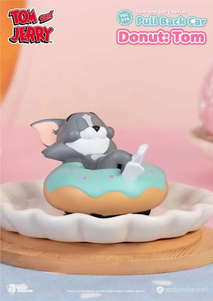 TOM AND JERRY SERIES PULL BACK CAR DISPLAY 6 BEAST KINGDOM