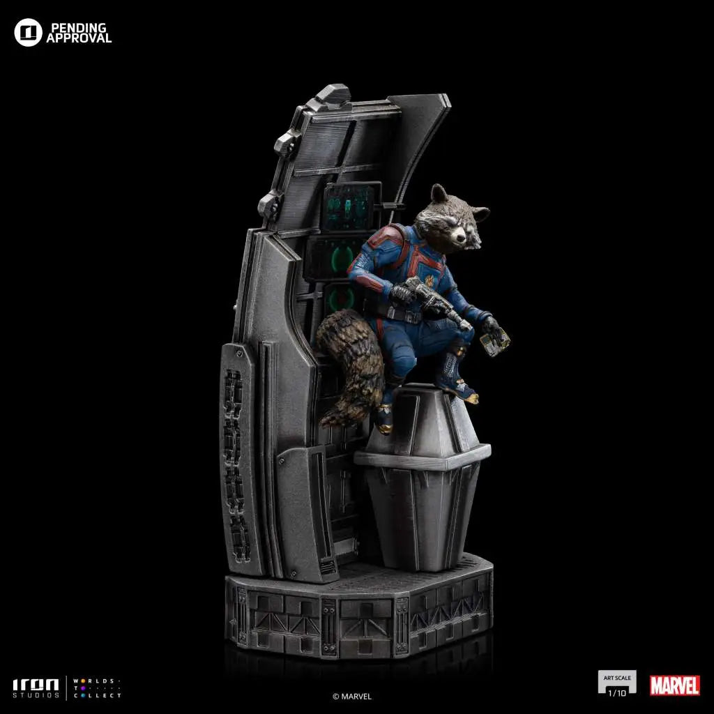 GOTG 3 ROCKET RACOON 1/10 STATUE IRON STUDIOS