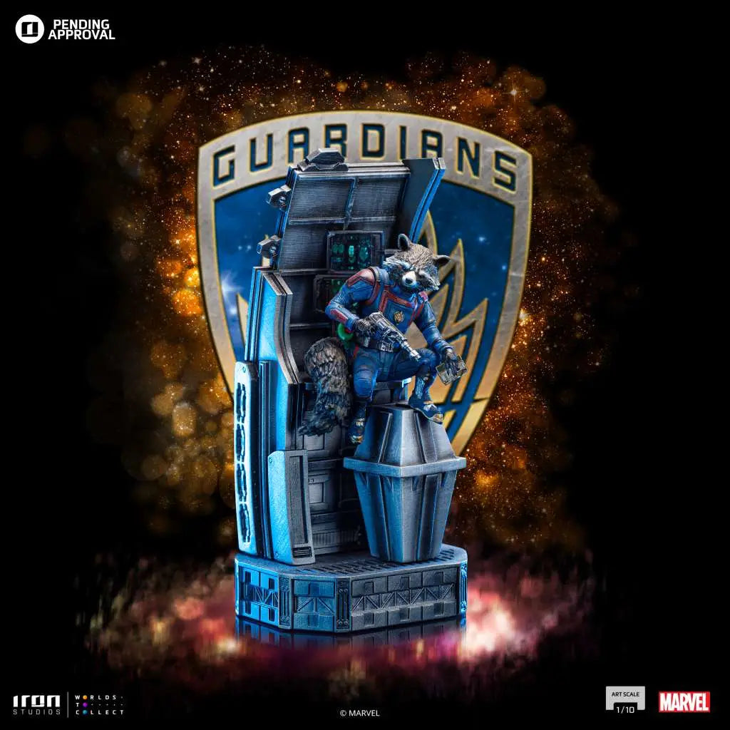 GOTG 3 ROCKET RACOON 1/10 STATUE IRON STUDIOS