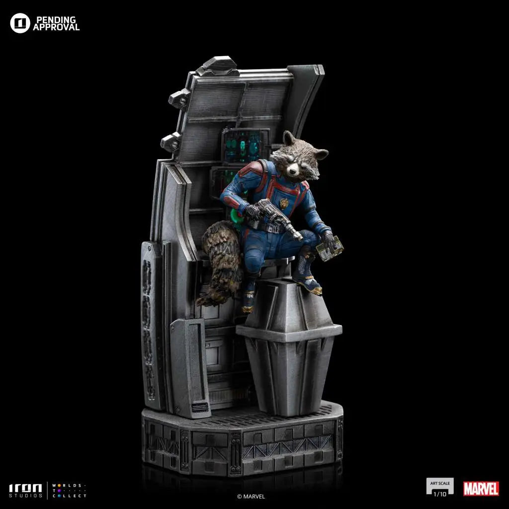 GOTG 3 ROCKET RACOON 1/10 STATUE IRON STUDIOS