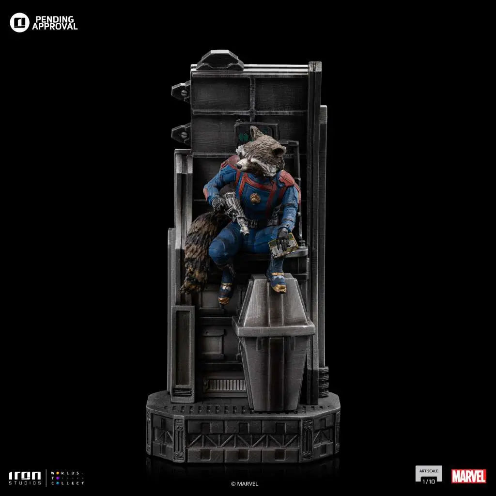 GOTG 3 ROCKET RACOON 1/10 STATUE IRON STUDIOS