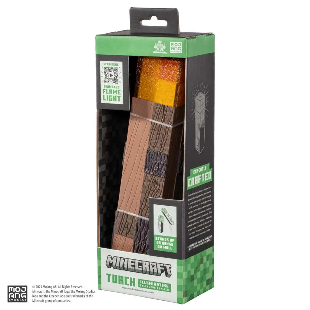 MINECRAFT ILLUMINATING TORCH NOBLE COLLECTIONS