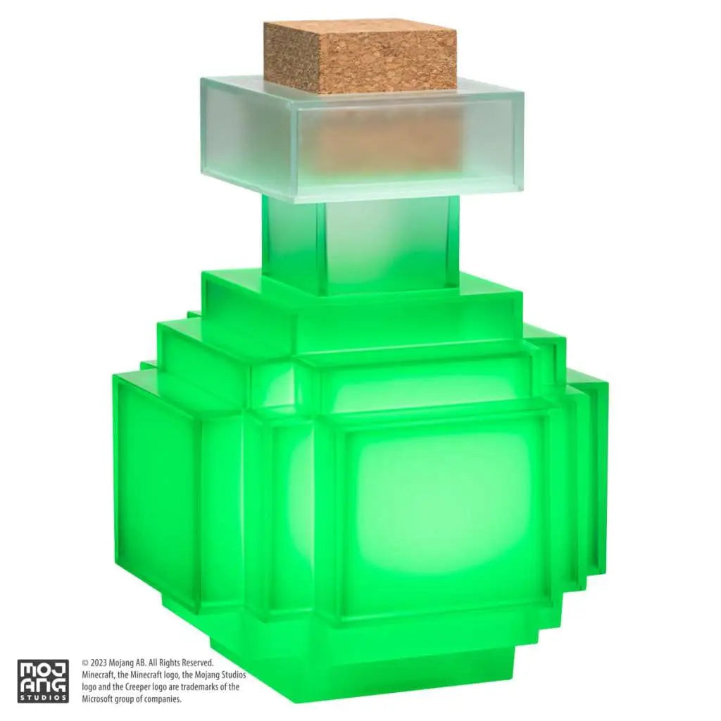 MINECRAFT ILLUMINATING POTION BOTTLE NOBLE COLLECTIONS