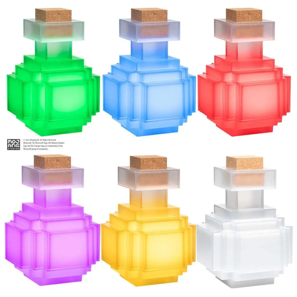 MINECRAFT ILLUMINATING POTION BOTTLE NOBLE COLLECTIONS