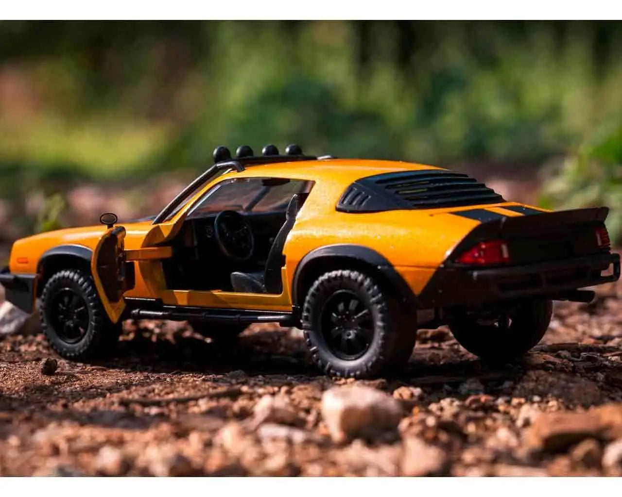 Transformers Rise of the Beasts 1977 Chevrolet Camaro Bumblebee 1 24 Die Cast Model Jada Toys