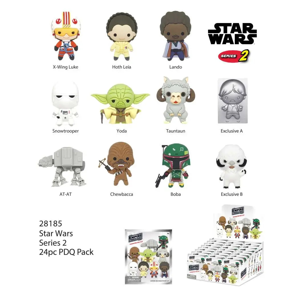 STAR WARS S.2 BAG CLIP BLIND BOX DISPLAY 24 MONOGRAM