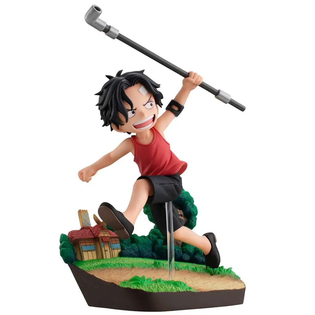 ONE PIECE GEM PORTGAS D. ACE RUN RUN RUN STATUE MEGAHOUSE
