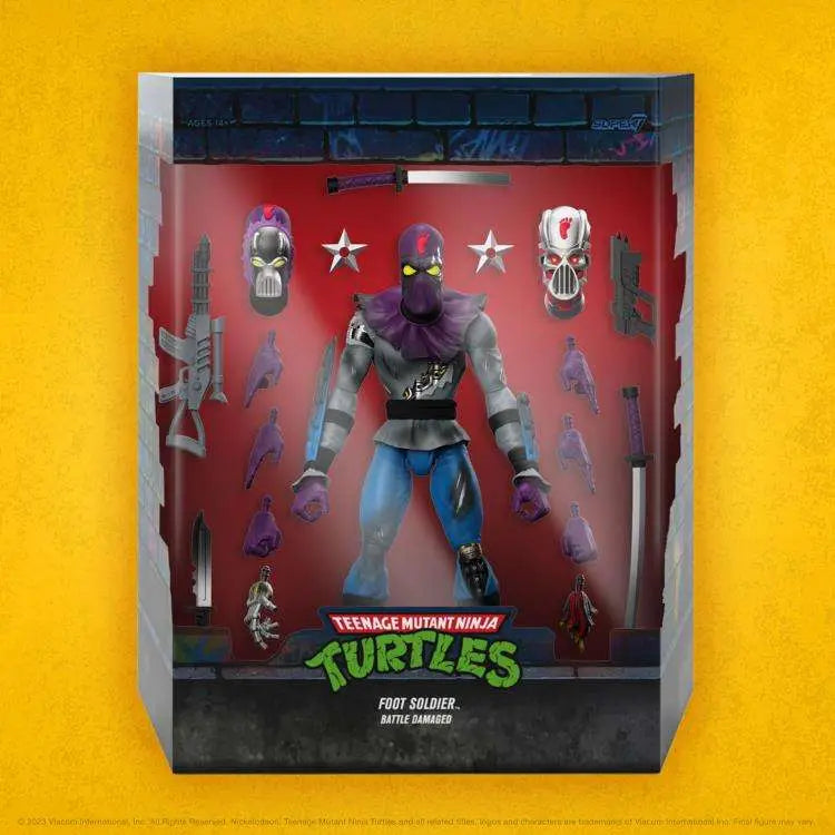 Teenage Mutant Ninja Turtles ULTIMATES! W11 FOOT SOLDIRE BATT DAM AF SUPER 7