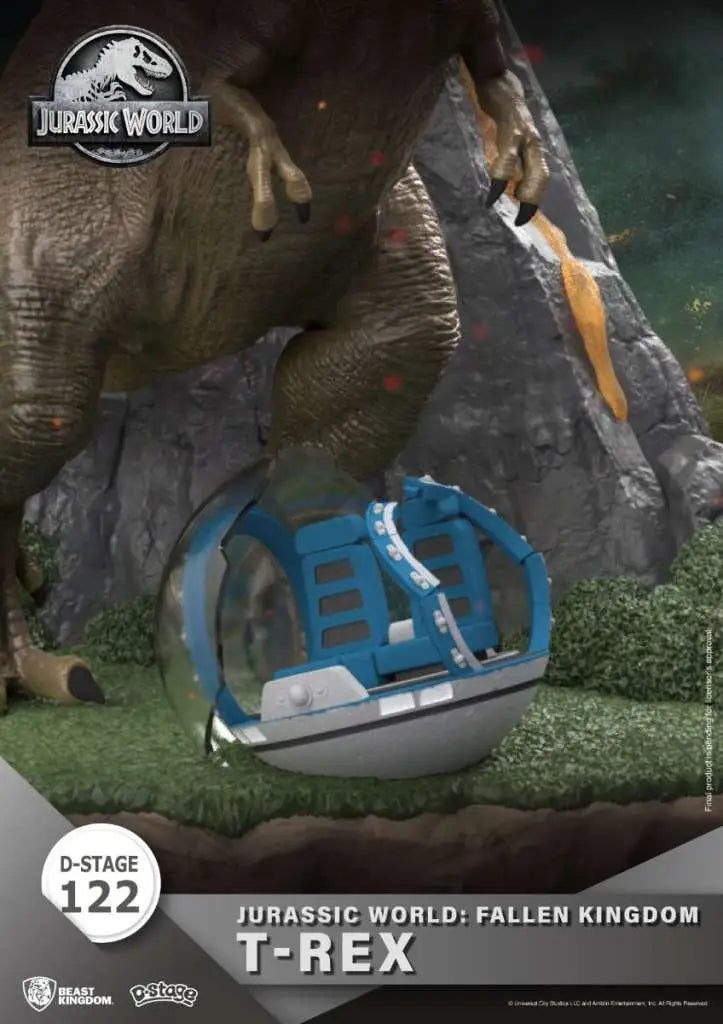 D STAGE JURASSIC WORLD FALLEN KINGDOM T REX BEAST KINGDOM
