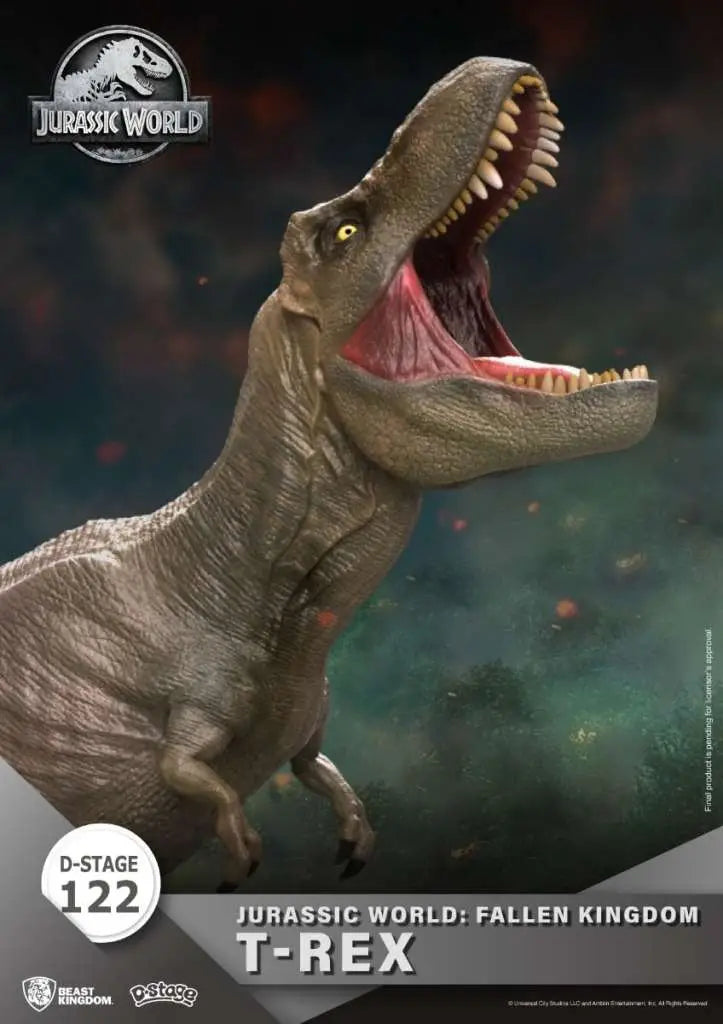 D STAGE JURASSIC WORLD FALLEN KINGDOM T REX BEAST KINGDOM