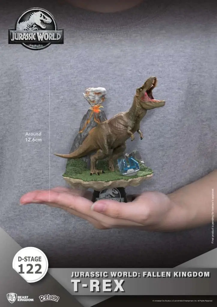 D STAGE JURASSIC WORLD FALLEN KINGDOM T REX BEAST KINGDOM