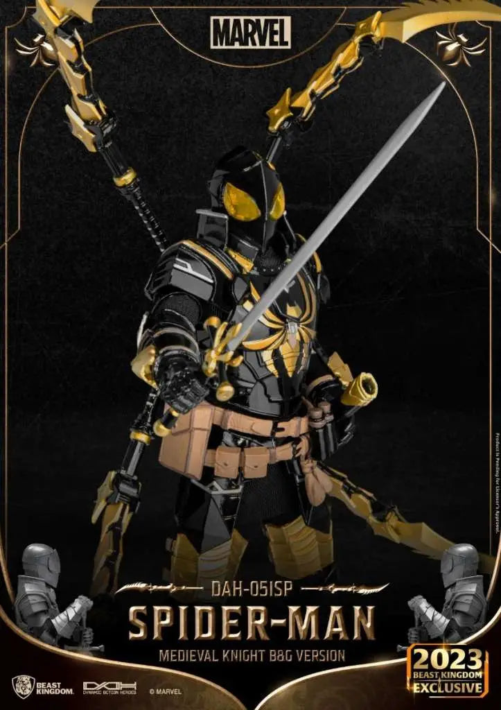 MEDIEVAL KNIGHT Spider-Man B&G VER. FIGU BEAST KINGDOM