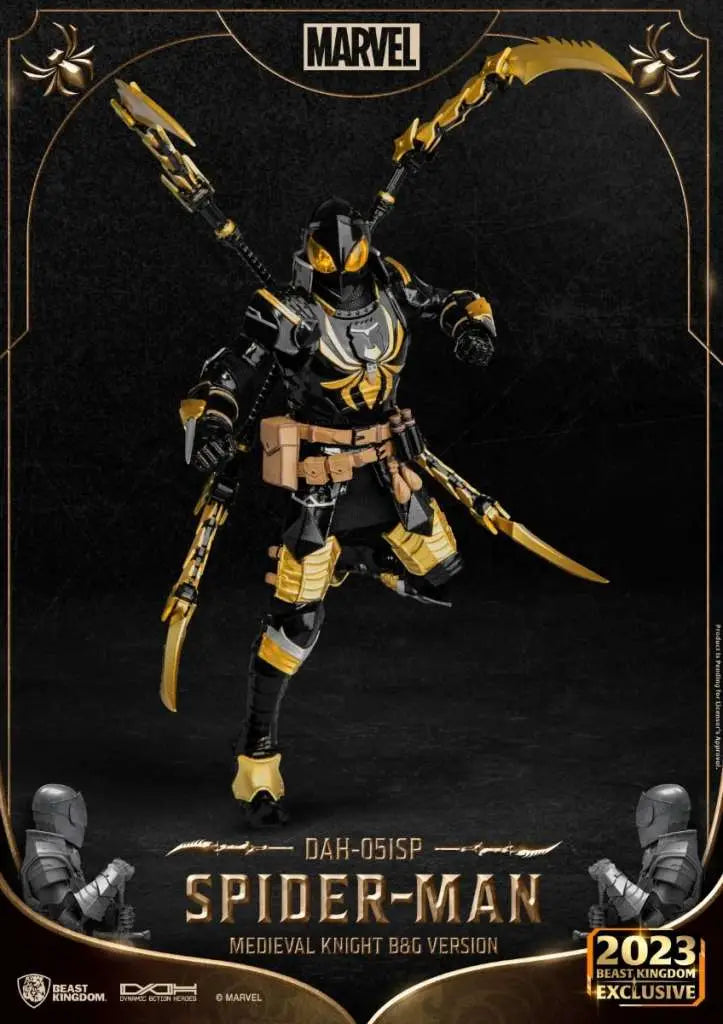 MEDIEVAL KNIGHT Spider-Man B&G VER. FIGU BEAST KINGDOM