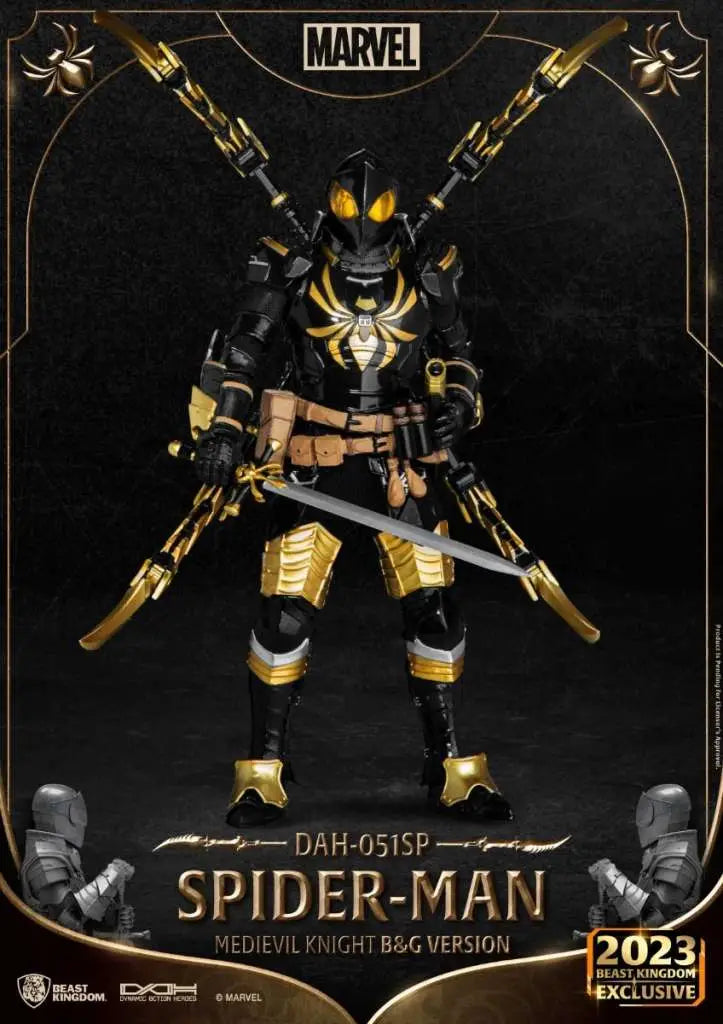 MEDIEVAL KNIGHT Spider-Man B&G VER. FIGU BEAST KINGDOM