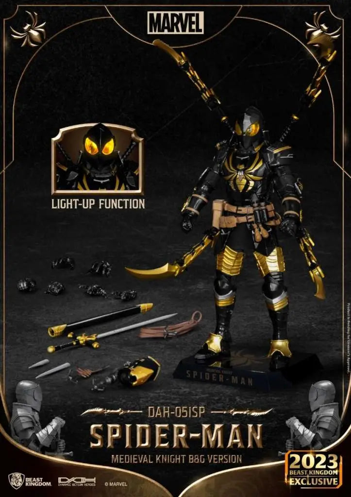 MEDIEVAL KNIGHT Spider-Man B&G VER. FIGU BEAST KINGDOM