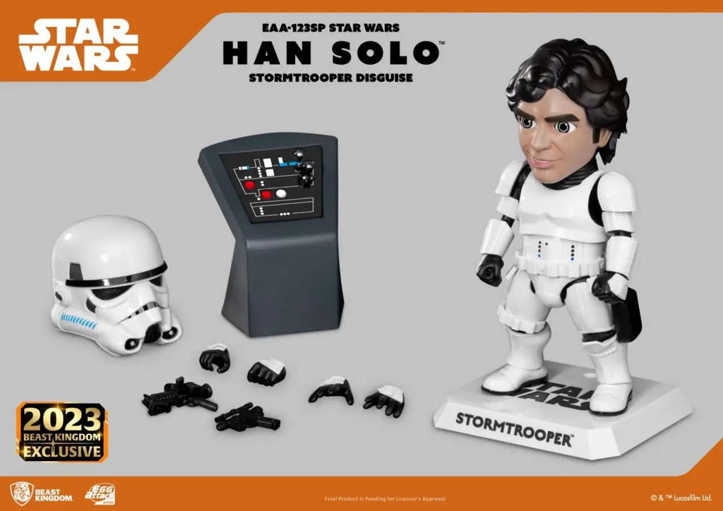EAA STAR WARS HAN SOLO STORMTROOPER DISGUISE AF BEAST KINGDOM