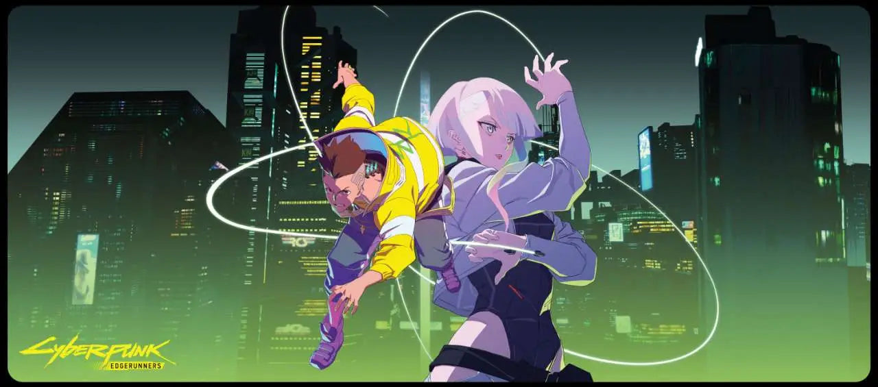 CYBERPUNK EDGERUNNERS KEYART MOUSEMAT DEVPLUS