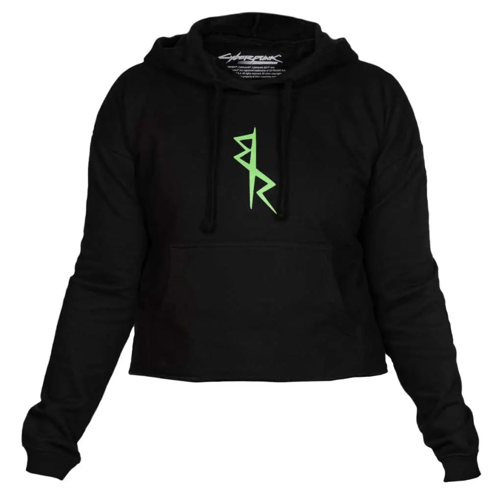 CYBERPUNK EDGERUNNERS NEON LUCY CROP HOODIE M DEVPLUS
