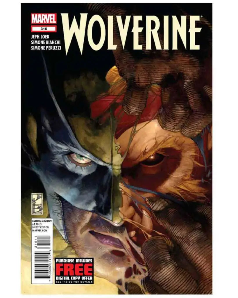 Simone Bianchi Cover Wolverine #310 Limited Edition Serigraph COSMIC ART