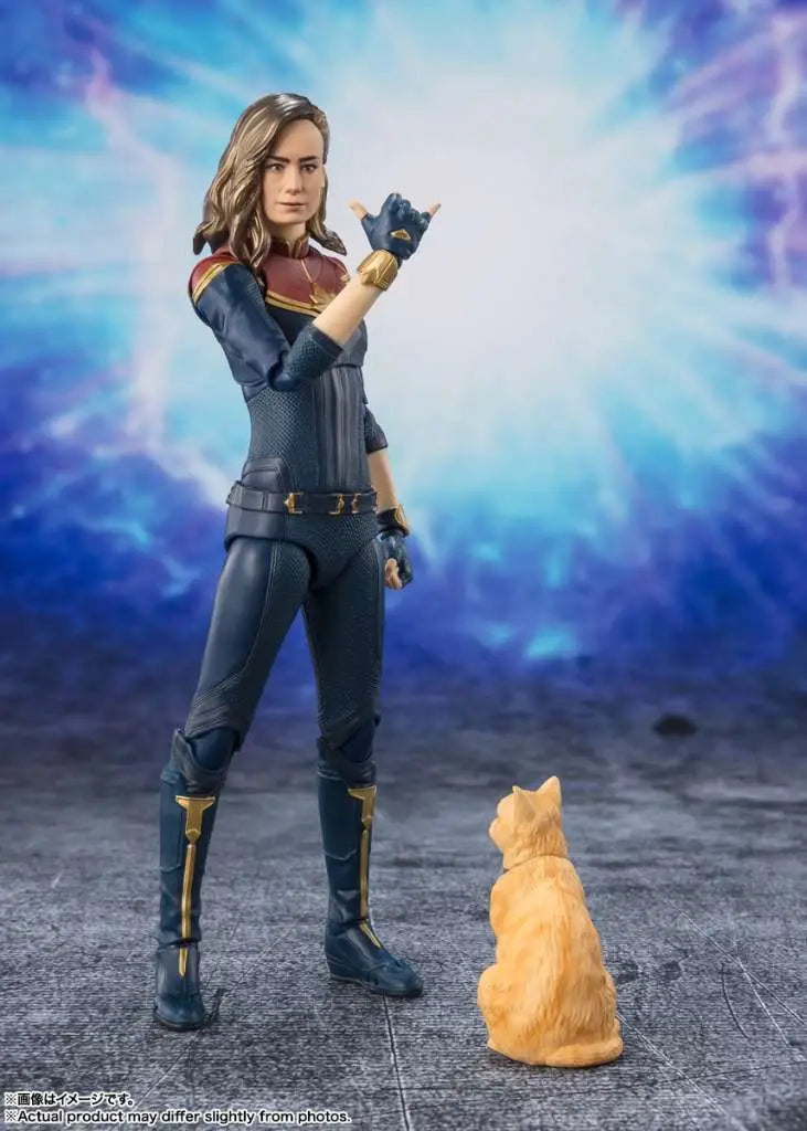 THE MARVELS CAPTAIN MARVEL S.H.FIGUARTS BANDAI