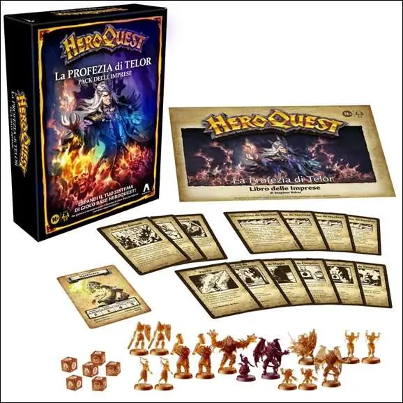 HEROQUEST LA PROFEZIA DI TELOR HASBRO