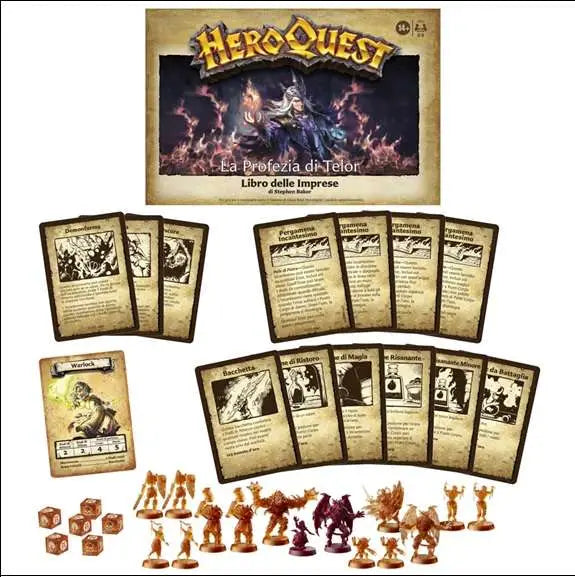 HEROQUEST LA PROFEZIA DI TELOR HASBRO