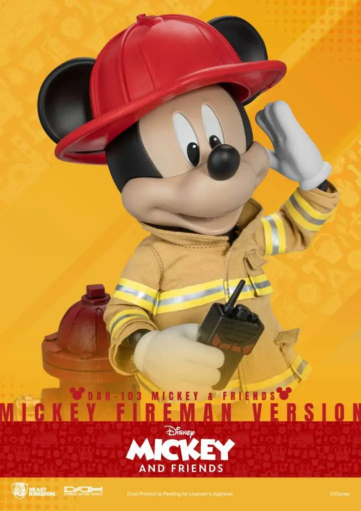 MICKEY AND FRIEND FIREMAN VERSION BEAST KINGDOM