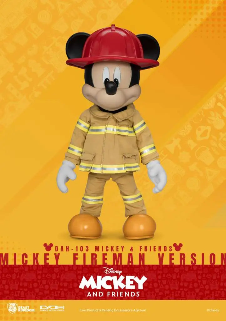 MICKEY AND FRIEND FIREMAN VERSION BEAST KINGDOM