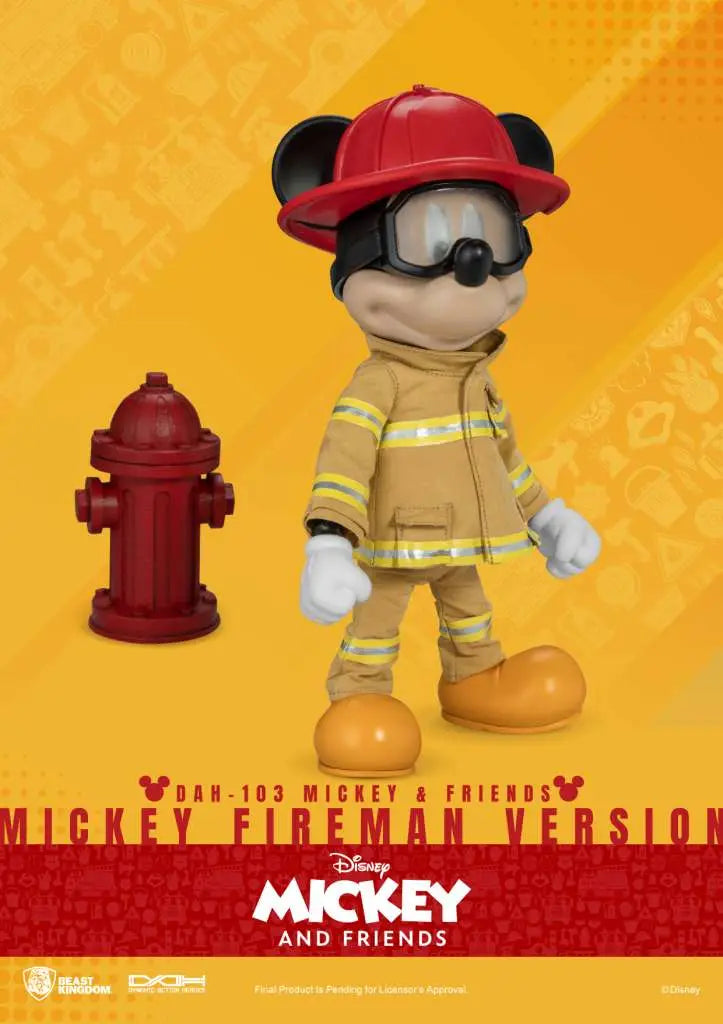 MICKEY AND FRIEND FIREMAN VERSION BEAST KINGDOM