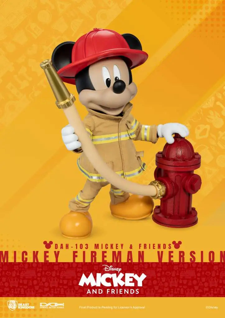MICKEY AND FRIEND FIREMAN VERSION BEAST KINGDOM