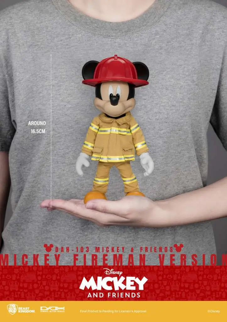 MICKEY AND FRIEND FIREMAN VERSION BEAST KINGDOM