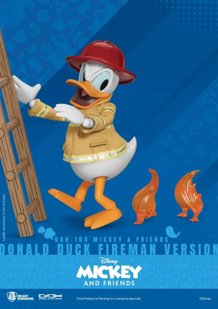MICKEY & FRIENDS DONALD DUCK FIREMAN VERSION BEAST KINGDOM