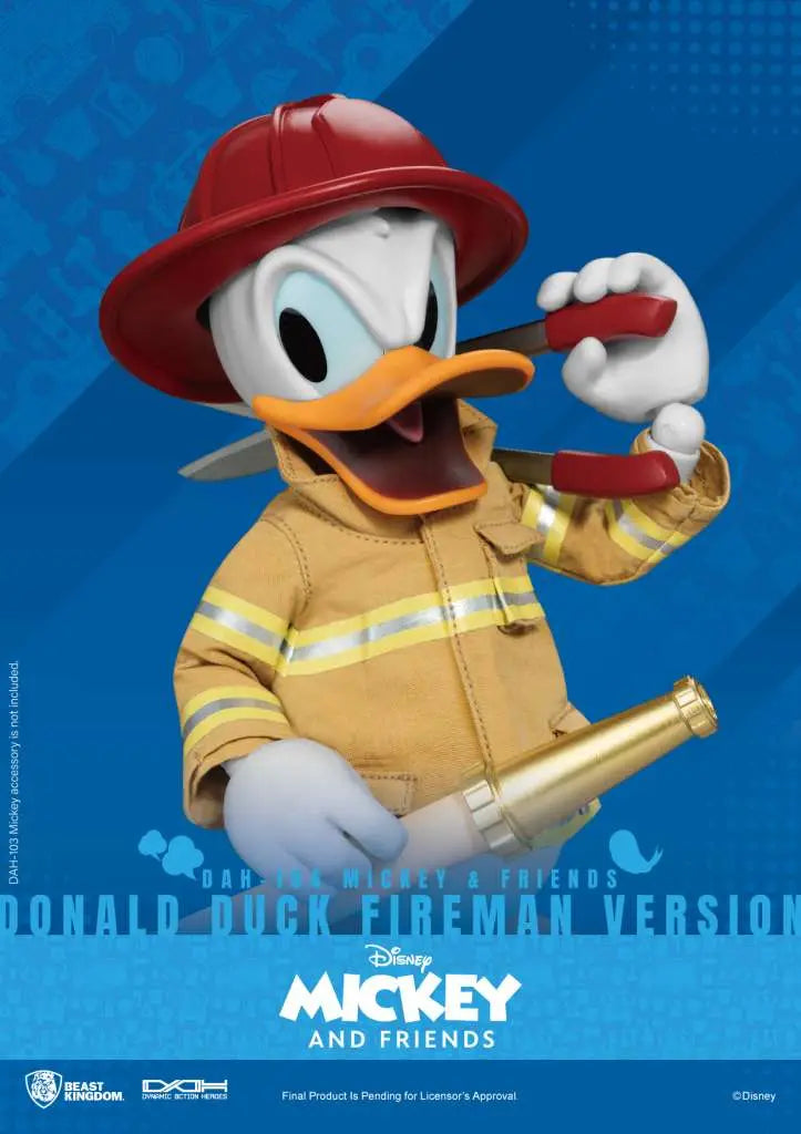 MICKEY & FRIENDS DONALD DUCK FIREMAN VERSION BEAST KINGDOM