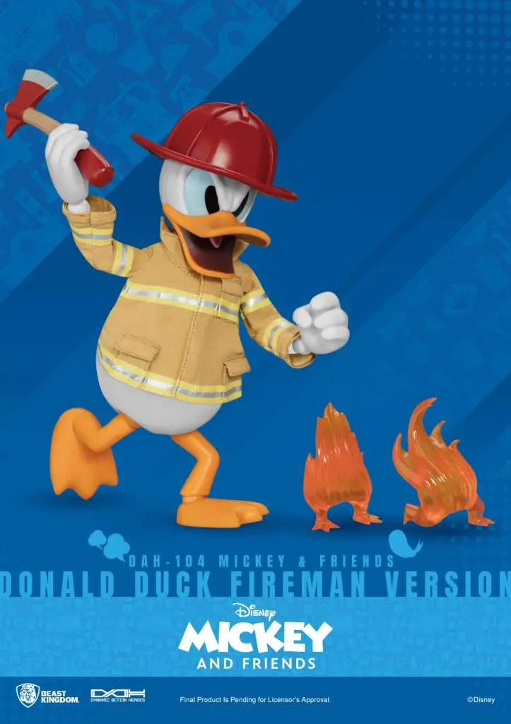 MICKEY & FRIENDS DONALD DUCK FIREMAN VERSION BEAST KINGDOM