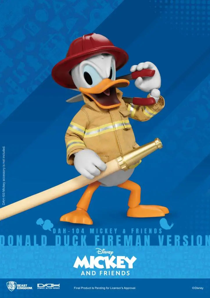 MICKEY & FRIENDS DONALD DUCK FIREMAN VERSION BEAST KINGDOM