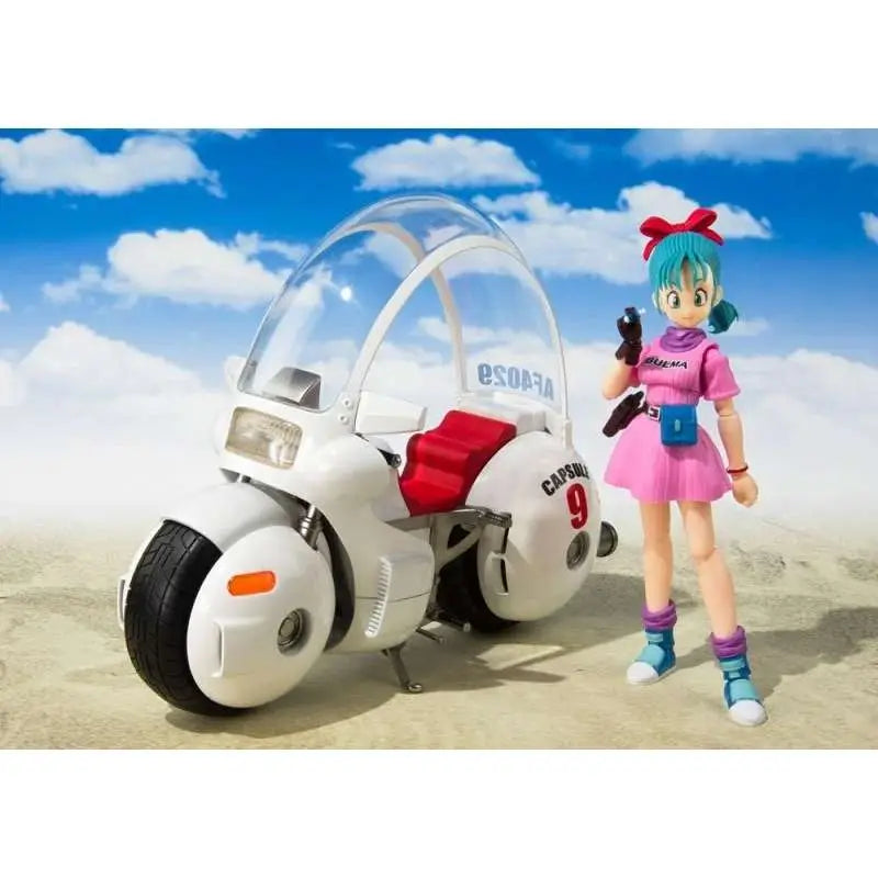 DRAGON BALL BULMA MOTORCYCLE SHF RERUN BANDAI