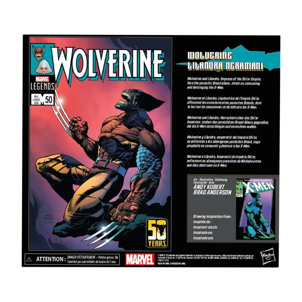 ML WOLVERINE AND LILANDRA NERAMANI AF HASBRO